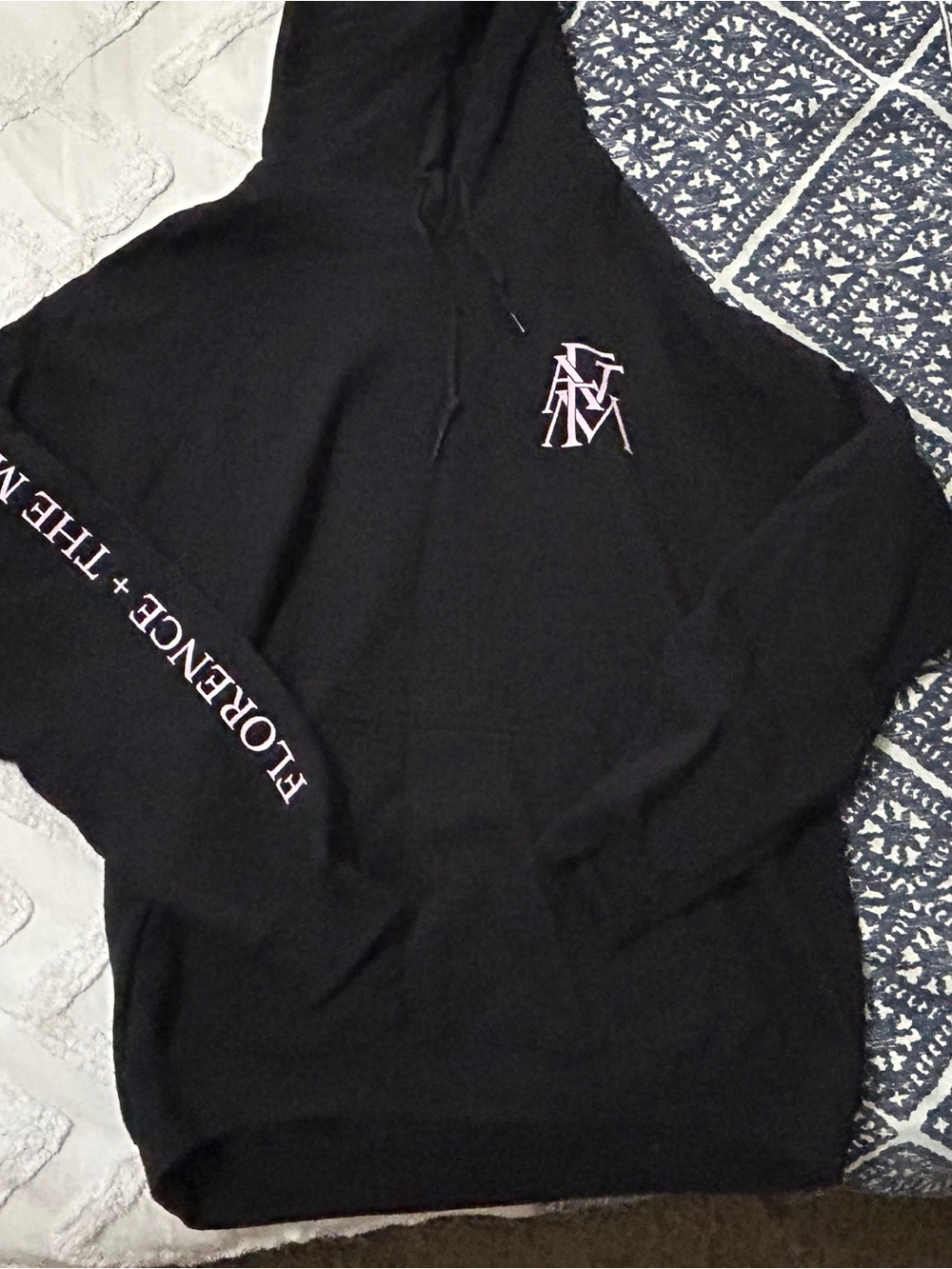Florence + The Machine Flower Lungs Black Pullover Hoodie